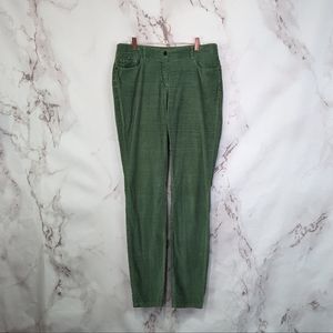 Boden Pants Corduroy 8 L Green Long Tall Mid Rise Ponte Black Women 32 Inseam